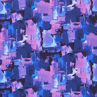Color Wheel - Abstract Violet Yardage