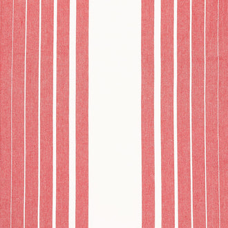 Enamoured Toweling - Stripes White Red 18" Wide Toweling Yardage