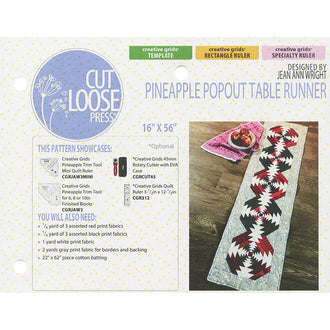 Pineapple Popout Table Runner Pattern