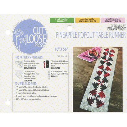 Pineapple Popout Table Runner Pattern