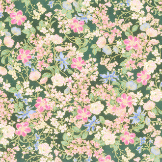 Aurelia - Flowers Forest Metallic Yardage