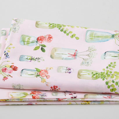 Picnic by the Lake - Life is Sweet Pink 2 Yard Cut