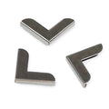 Sallie Tomato 3/4" Metal Corners Package of 10 - Gunmetal Primary Image