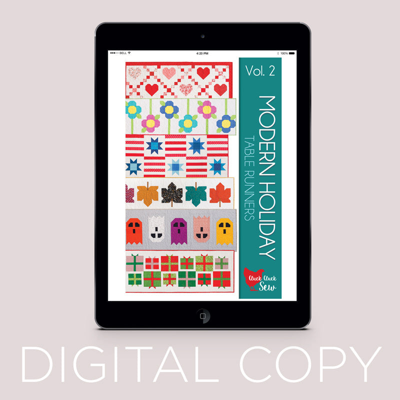 Digital Download - Vol. 2 Modern Holiday Table Runners Pattern Primary Image