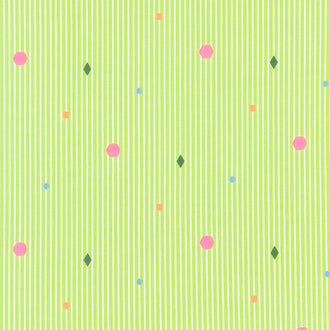Colour Wall - Stripe Lime Yardage