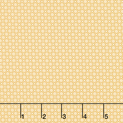 Birds and Bees - Lattice Yellow Yardage