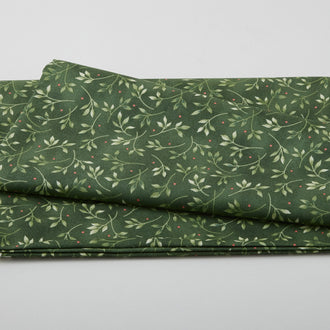 My Secret Garden Favorites - Vine & Dots Green 2 Yard Cut