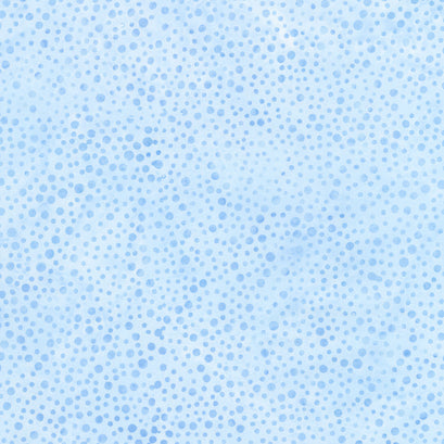 Porcelain Blue Batiks - Dot Blue Sky Yardage