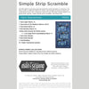 Digital Download - Simple Strip Scramble Quilt Pattern from Man Sewing