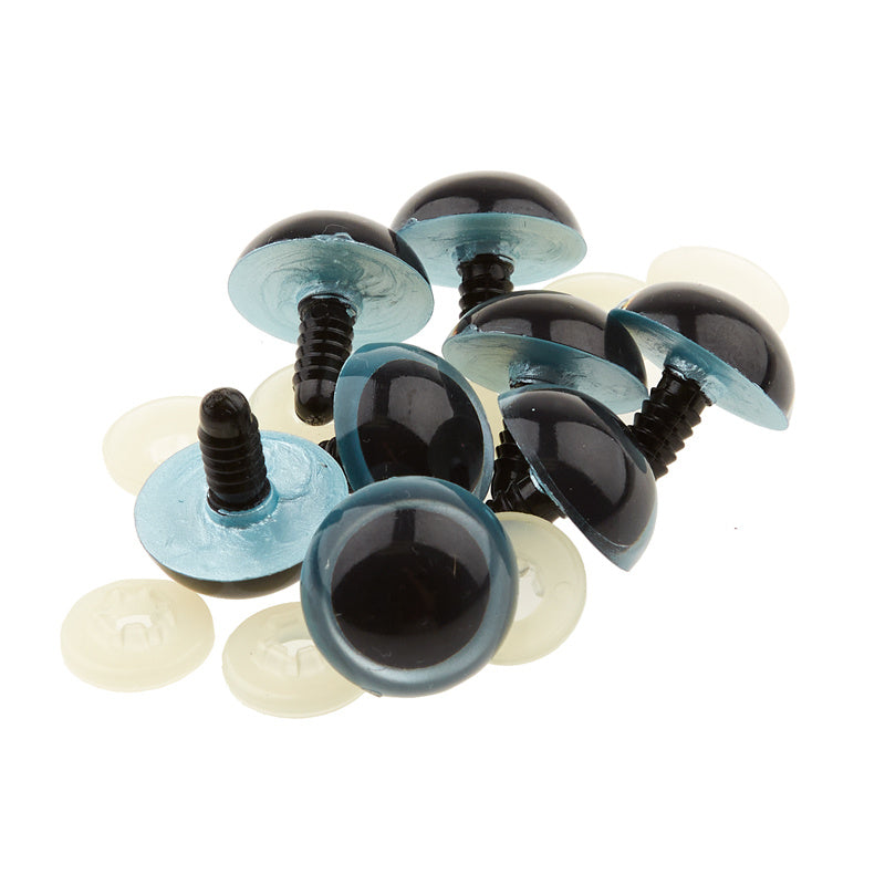 Plastic Safety Eyes - 30mm Light Blue - 4 Pairs