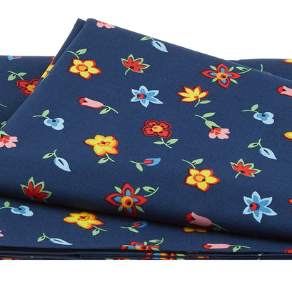 Five + Ten - Floral Toss Navy 2 Yard Cut
