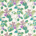 Shimmer Paradise - Orchid Trail White Multi Yardage Primary Image
