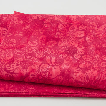 Wildflower Batiks - Dot Floral-Cherry 2 Yard Cut Primary Image