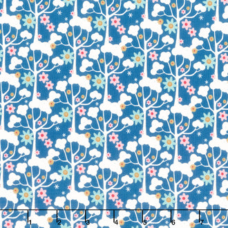 Jubilee - Wildgarden Blue Yardage