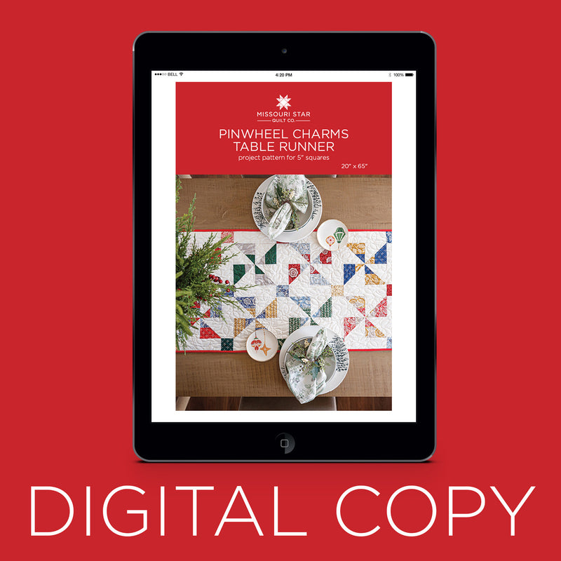 Digital Download - Pinwheel Charms Table Runner Pattern by Missouri Star Primary Image