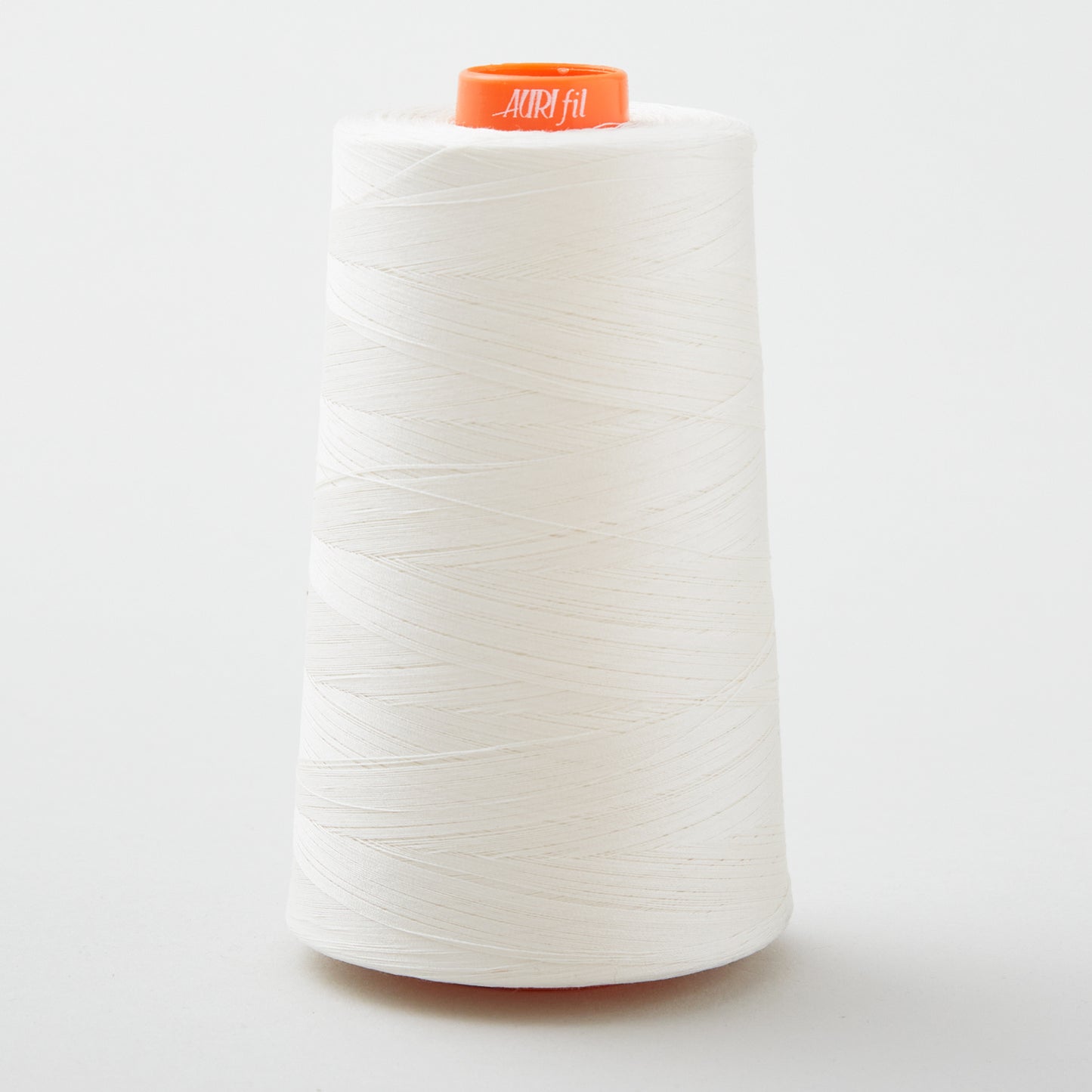 AURIfil 50 WT Cotton Mako Cone Thread Silver White Primary Image