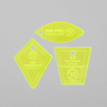 Missouri Star 3 pc Mini Templates Bundle - All for 2.5" Squares Primary Image