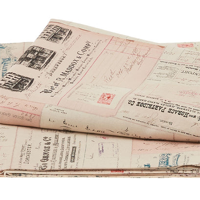 Foundations - Vintage Receipts Multi 2 Yard Cut