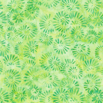 Expressions Batiks - Elementals Spring Green Yardage