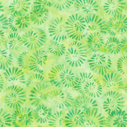 Expressions Batiks - Elementals Spring Green Yardage