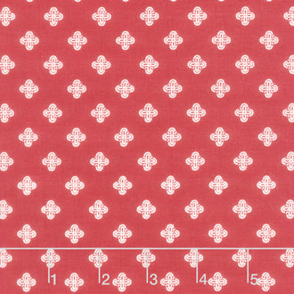Heirloom Red - Fancy Diamonds Berry Yardage