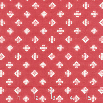 Heirloom Red - Fancy Diamonds Berry Yardage