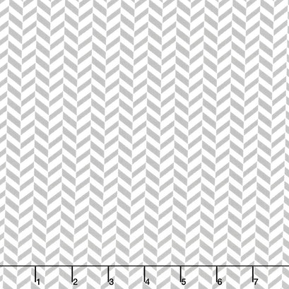 Effervescence - Herringbone Gray Yardage
