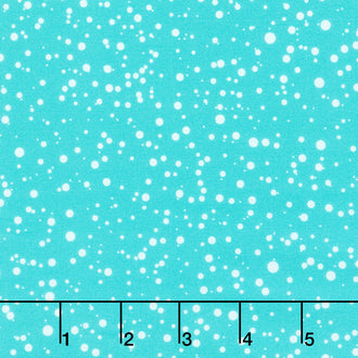 Quilted Christmas Dots - Green Honeydew Yardage