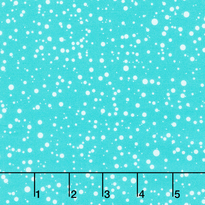 Quilted Christmas Dots - Green Honeydew Yardage