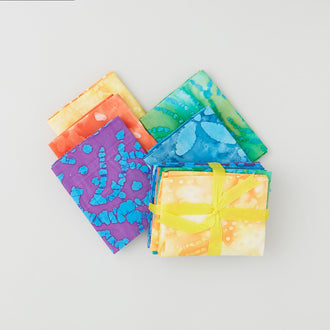 Bright Multi Batiks Favorites 5 Piece Fat Quarter Bundle