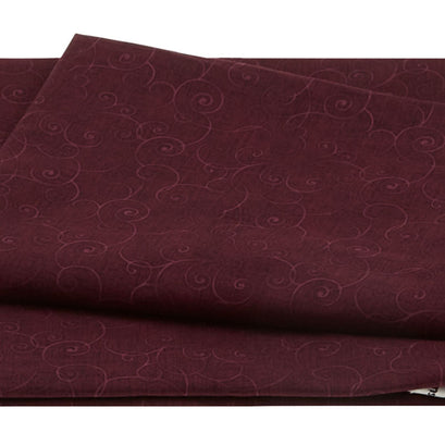 Whimsy Basics - Soothing Swirl Spa Aubergine 3 Yard Cut