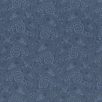 Juliette - Paisley Navy Yardage