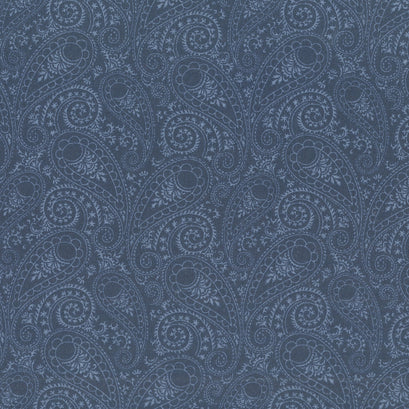 Juliette - Paisley Navy Yardage