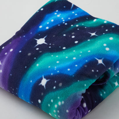 Winterfleece Prints - Northern Lights Navy 2 Yard Cut