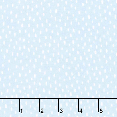 Cozy Cotton Flannels - Over the Moon Full Collection Raindrops Glacier Yardage