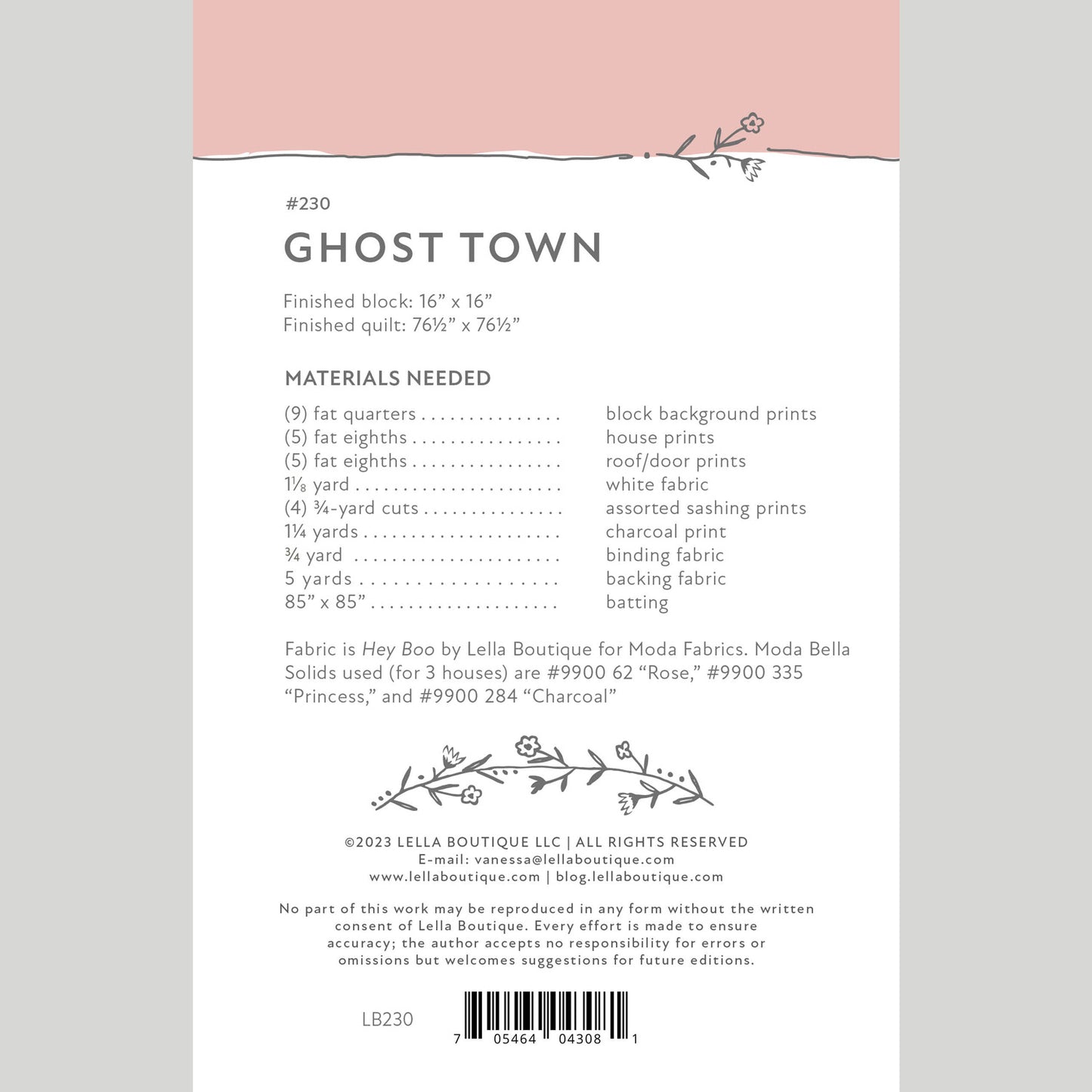 Digital Download - Ghost Town Quilt Pattern Alternative View #1