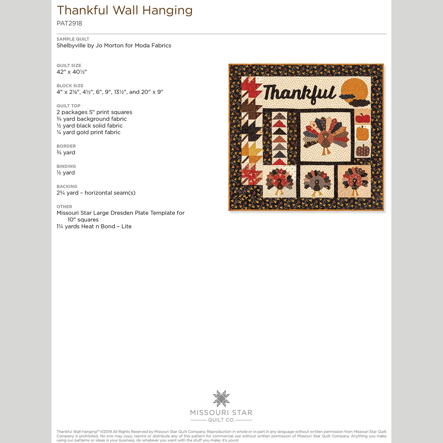 Digital Download - Thankful Wall Hanging by Missouri Star Alternative View #1