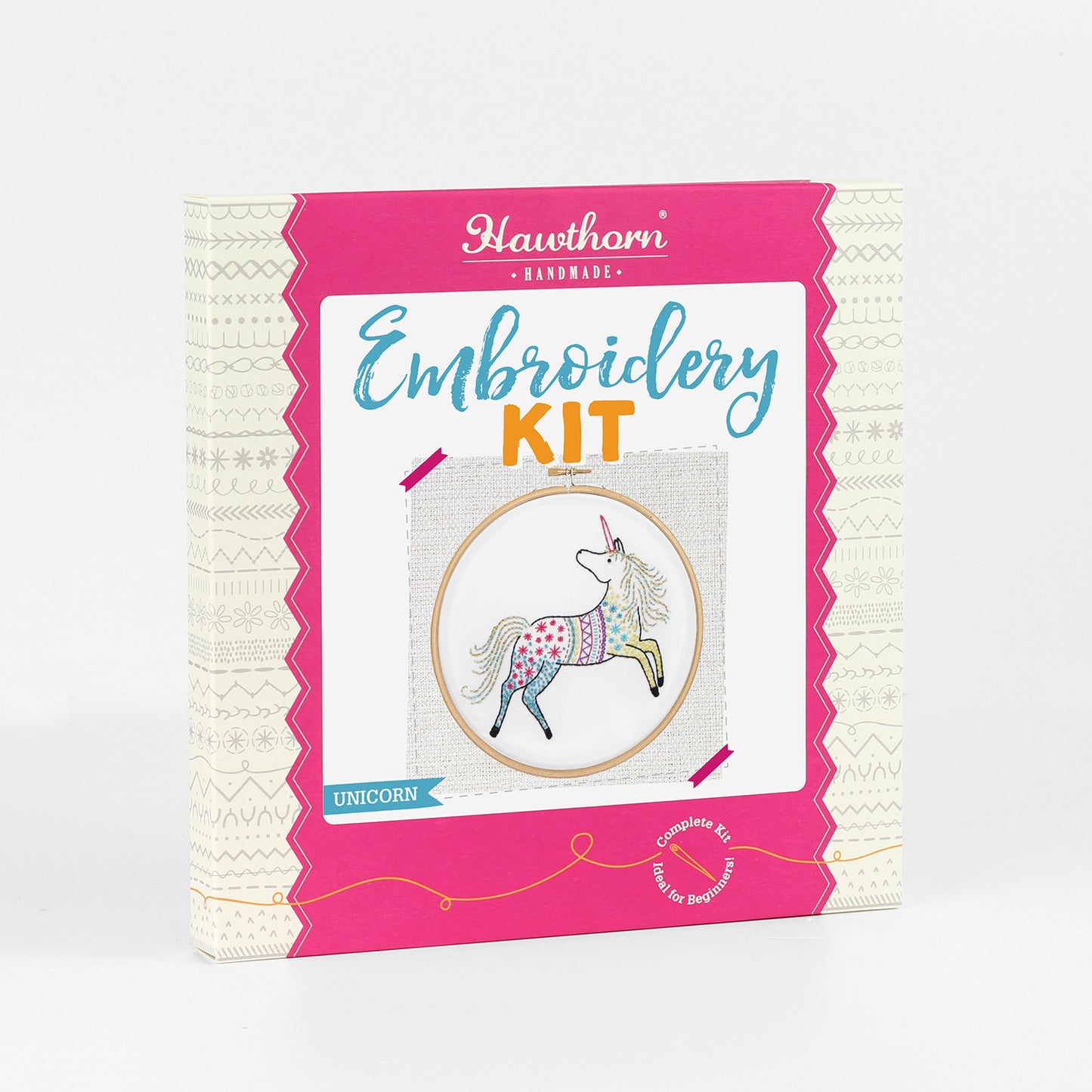Unicorn Embroidery Kit Alternative View #1