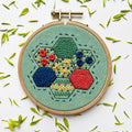 Hexie Harmony Embroidery Kit