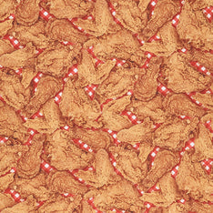 Feast Mode - Fried Chicken Brown Yardage Primary Image