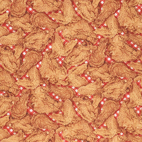 Feast Mode - Fried Chicken Brown Yardage Primary Image