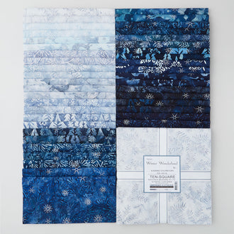 Artisan Batiks - Winter Wonderland Evening Colorstory Ten Squares