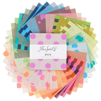 Tula Pink's True Colors Neon Charm Pack