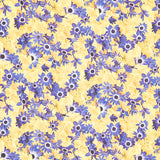Hand Picked - Forget Me Not - Fields Of Gold Yellow Blue Yardage Primary Image
