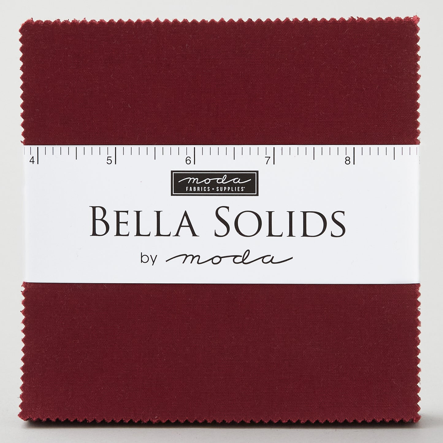 Bella Solids Burgundy Charm Pack Primary Image