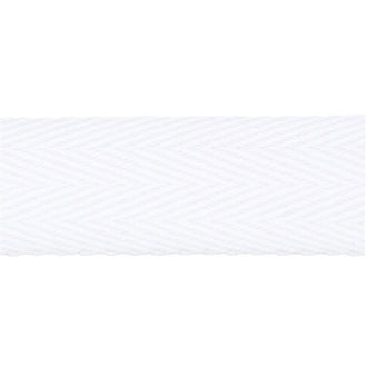 3/4" Cotton Twill Tape - White