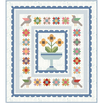 Lori Holt Calico Birds Quilt Kit