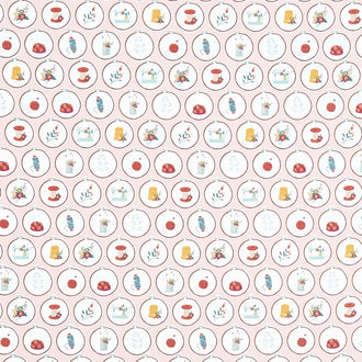 Let's Create - Hoops Pink Yardage