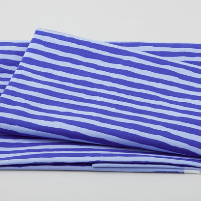 Kaffe Fassett - August 2022 Comb Stripe Blue 2 Yard Cut