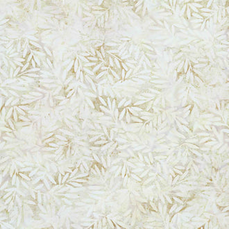Artisan Batiks - Morning Mist Sprigs Straw Yardage